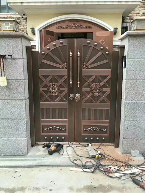 銅藝庭院門